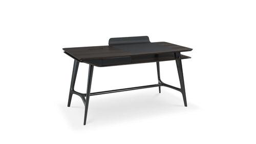 arial | Bureau - plateau réhaussé cuir - image 1
