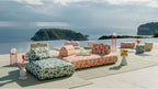 trilogie outdoor | Set de poufs nastri - image 2