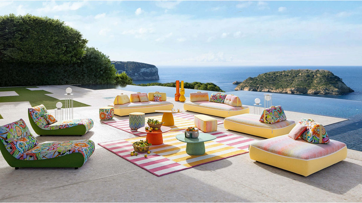 trilogie outdoor | Set de poufs soleil - image 2