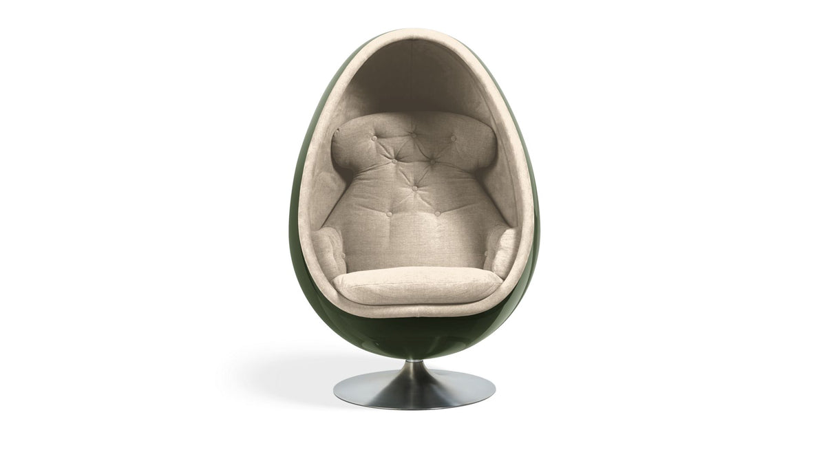 ovalia | Fauteuil - laque brillante - image 2