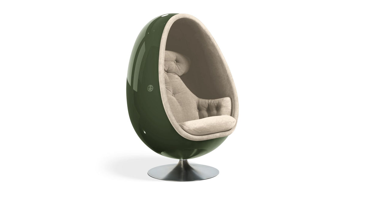 ovalia | Fauteuil - laque brillante - image 1