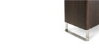 rondo | Commode 3 tiroirs - laqué / top verre laqué - image 3
