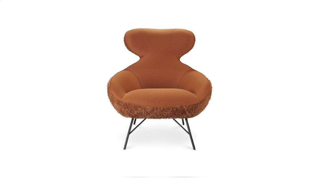 spoutnik lounge | Fauteuil - tissu frou frou - image 2