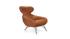 spoutnik lounge | Fauteuil - tissu frou frou - image 1